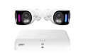 Lorex Fusion 4K+ 16 Channel (8 Wired + 8 Fusion Wi-Fi) 2TB NVR System with Two 4K Dual Lens Wi-Fi Cameras