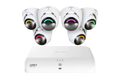 Lorex 4K+ 12MP 16 Camera Capable (8 Wired + 8 Fusion Wi-Fi ) 2TB Wired NVR System with H30 IP Dome Cameras
