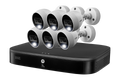 4K Ultra HD Security System with Six 4K (8MP) Active Deterrence Cameras featuring Smart Motion Detection and Smart Home Voice Control