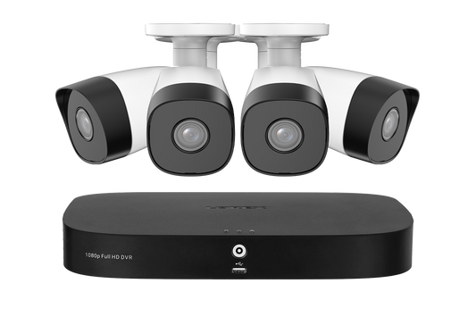 Lorex 1080p 8 Camera Capable 1TB Wired DVR System with 1080p HD CVI Bullet Cameras