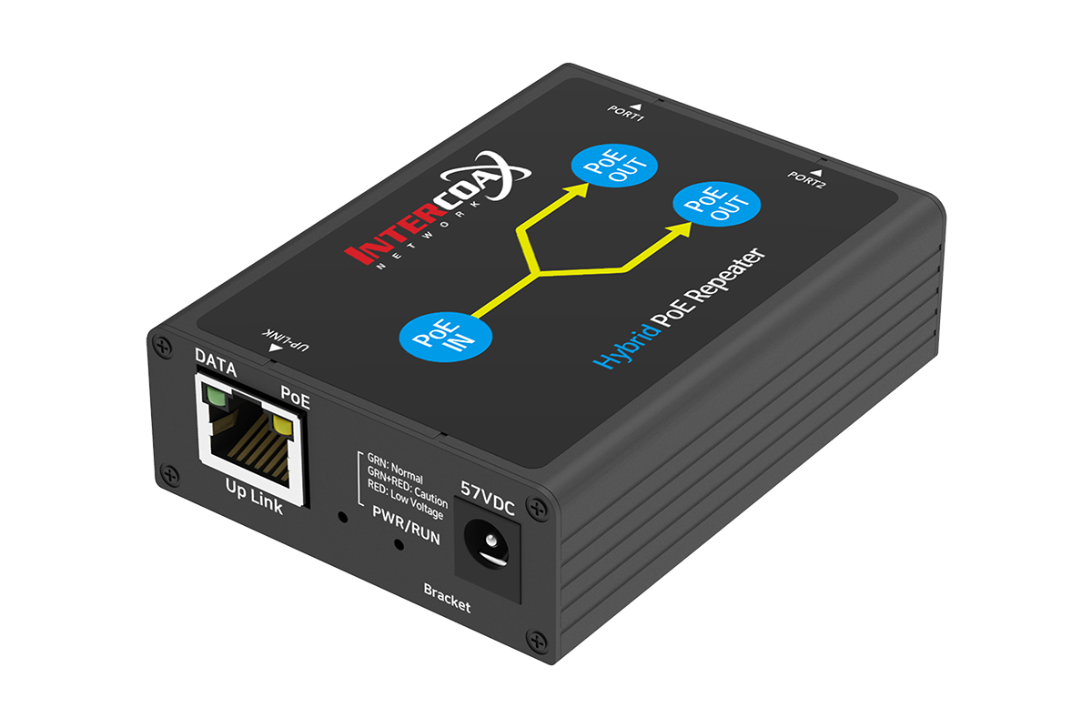 2 Port PoE+ Splitter 25W (300ft) Daisy Chain Compatible