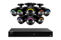 Lorex Fusion 4K 16 Camera Capable (16 Wired or Wi-Fi) 4TB Wired NVR System with Eight H14 IP Bullet Cameras