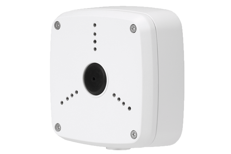 Outdoor Junction Box for 3 Screw Base Cameras (White) - Open Box