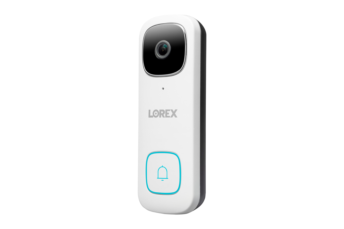 Lorex 2K Wi-Fi Video Doorbell with Person Detection (Wired), Single - Open Box