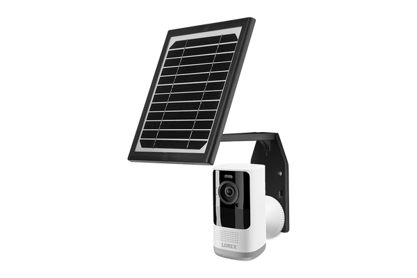 Lorex 2K Spotlight Indoor/Outdoor Battery Security Camera with Solar Panel