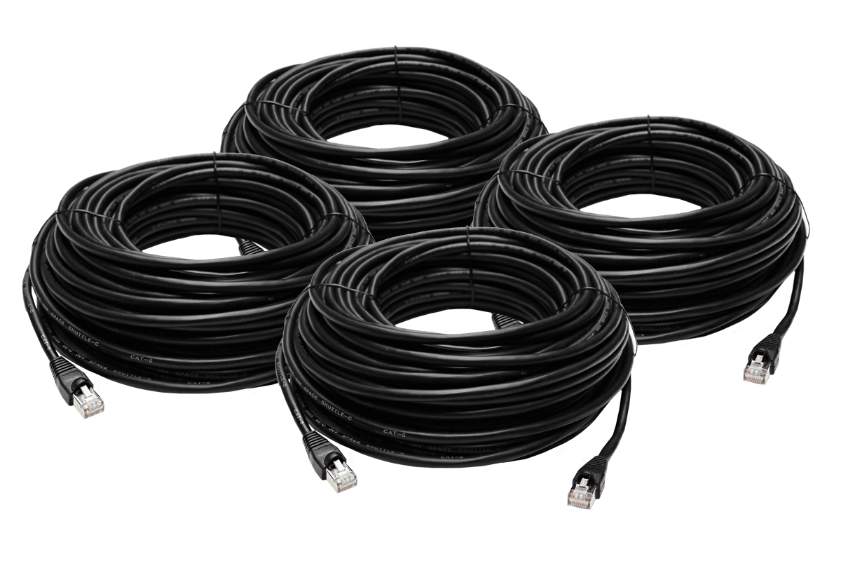 CAT6 Outdoor Extension Cable, Weather Shielded, cUL CMR Riser Rated, UV Treated, Direct Burial Underground