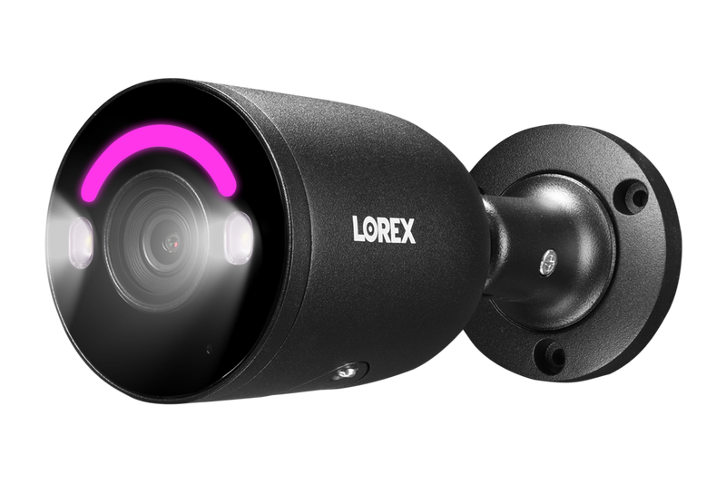 Lorex Fusion 4K 16 Camera Capable (16 Wired or Wi-Fi) 4TB Wired NVR System with Bullet AI PoE Cameras Featuring Smart Security Lighting