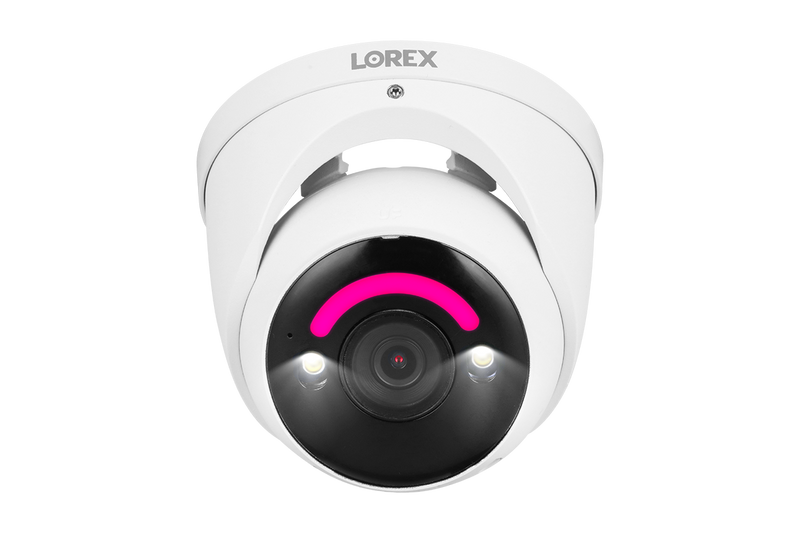 Lorex 4K+ Ultra HD 12MP Smart Security Lighting Deterrence Dome AI PoE IP Wired Camera