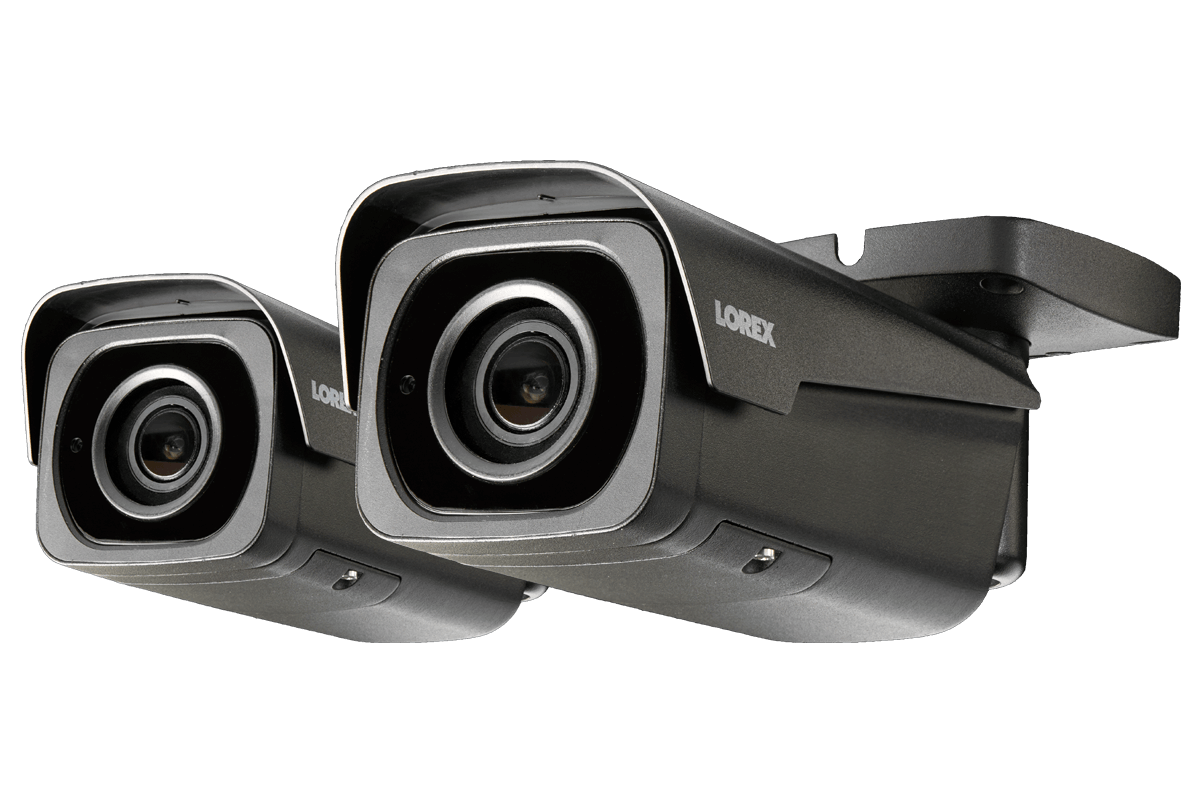 4K Nocturnal Motorized Varifocal Zoom Lens IP Camera (2-Pack)
