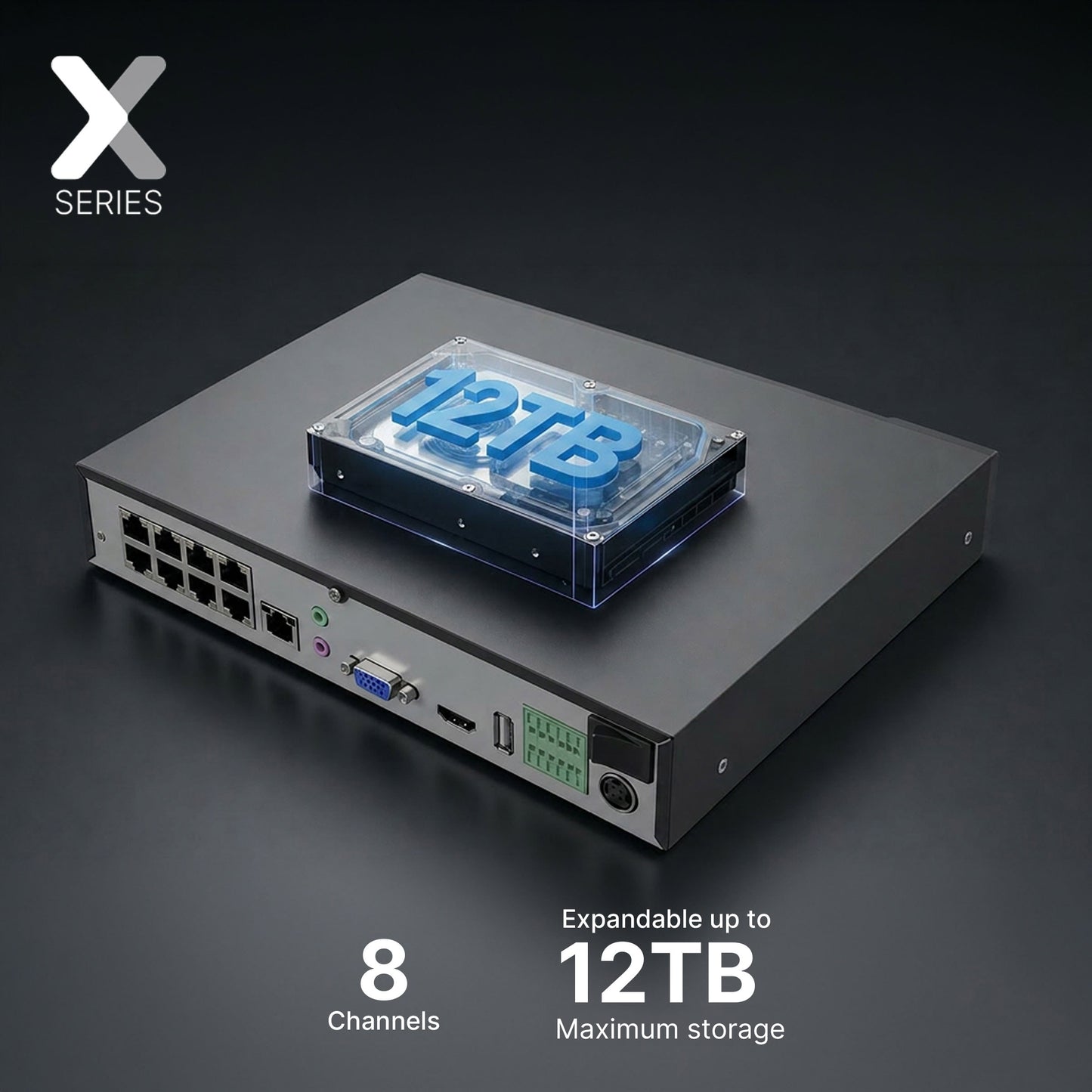 Lorex Connect XC 4K 8-Channel Commercial NVR - 2TB