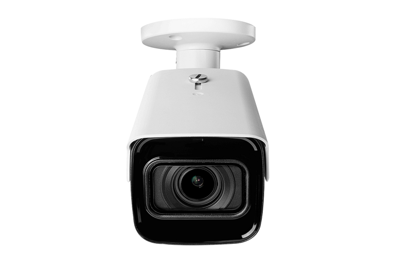 Lorex 4K IP Wired Bullet Security Camera with Motorized Varifocal Lens and Real-Time 30FPS Recording