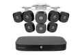 Lorex Fusion Series 4K 20 Camera Capable (16 Wired + 4 Fusion Wi-Fi) 2TB DVR Wired System with 1080p Analog (CVI) Bullet Security Cameras