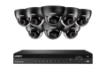 Lorex Elite Series NVR with A10 IP Dome Cameras - 4K 16-Channel 4TB Wired System