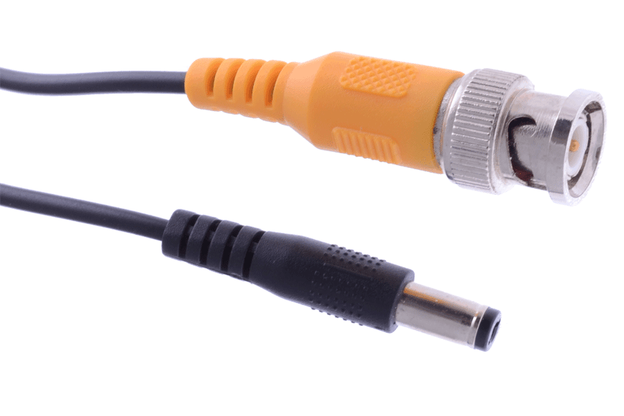 In wall rated security camera cables - 60FT video BNC and power