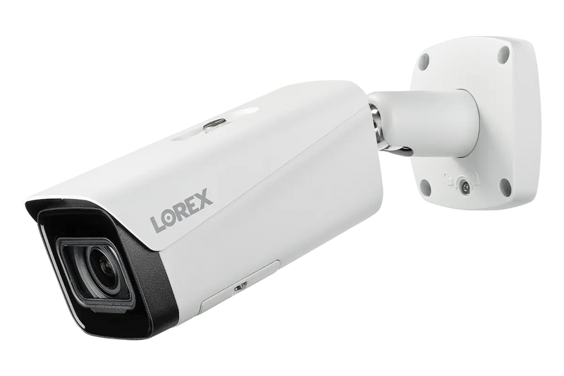 Lorex 4K IP Wired Bullet Security Camera with Motorized Varifocal Lens, Real-Time 30FPS Recording and IK10 Vandal Proof