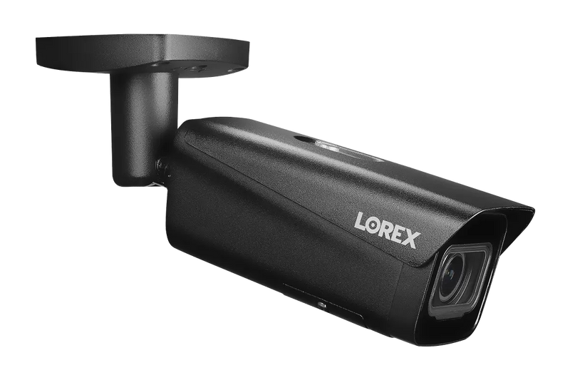 Lorex 4K IP Wired Bullet Security Camera with Motorized Varifocal Lens, Real-Time 30FPS Recording and IK10 Vandal Proof