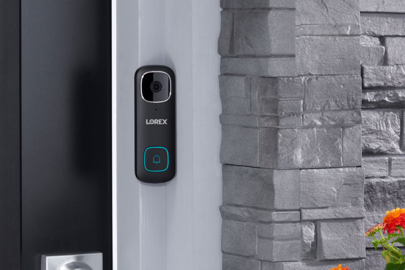 Lorex 2K Wi-Fi Video Doorbell (Wired) with Wi-Fi Chime Kit (32GB)