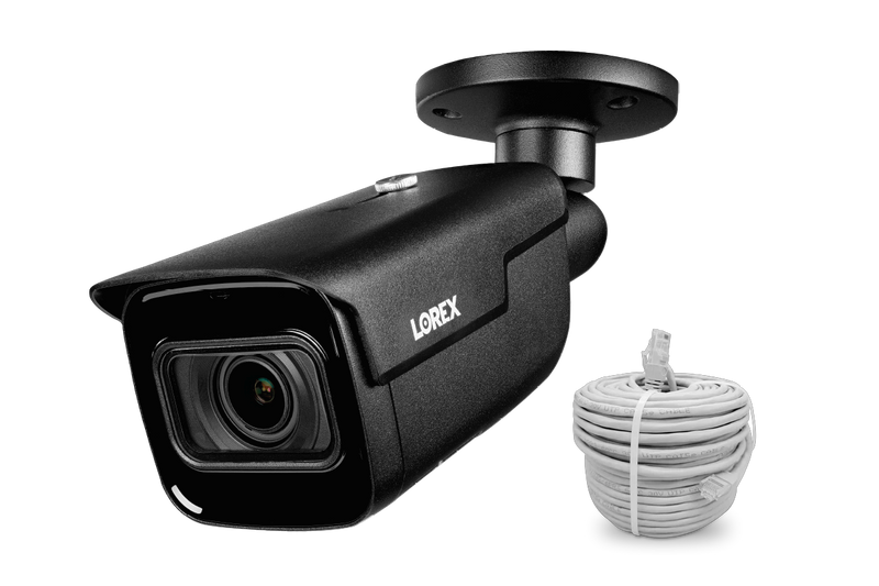4K (8MP) Nocturnal Motorized Varifocal Smart IP Black Bullet Security Camera - Black Child