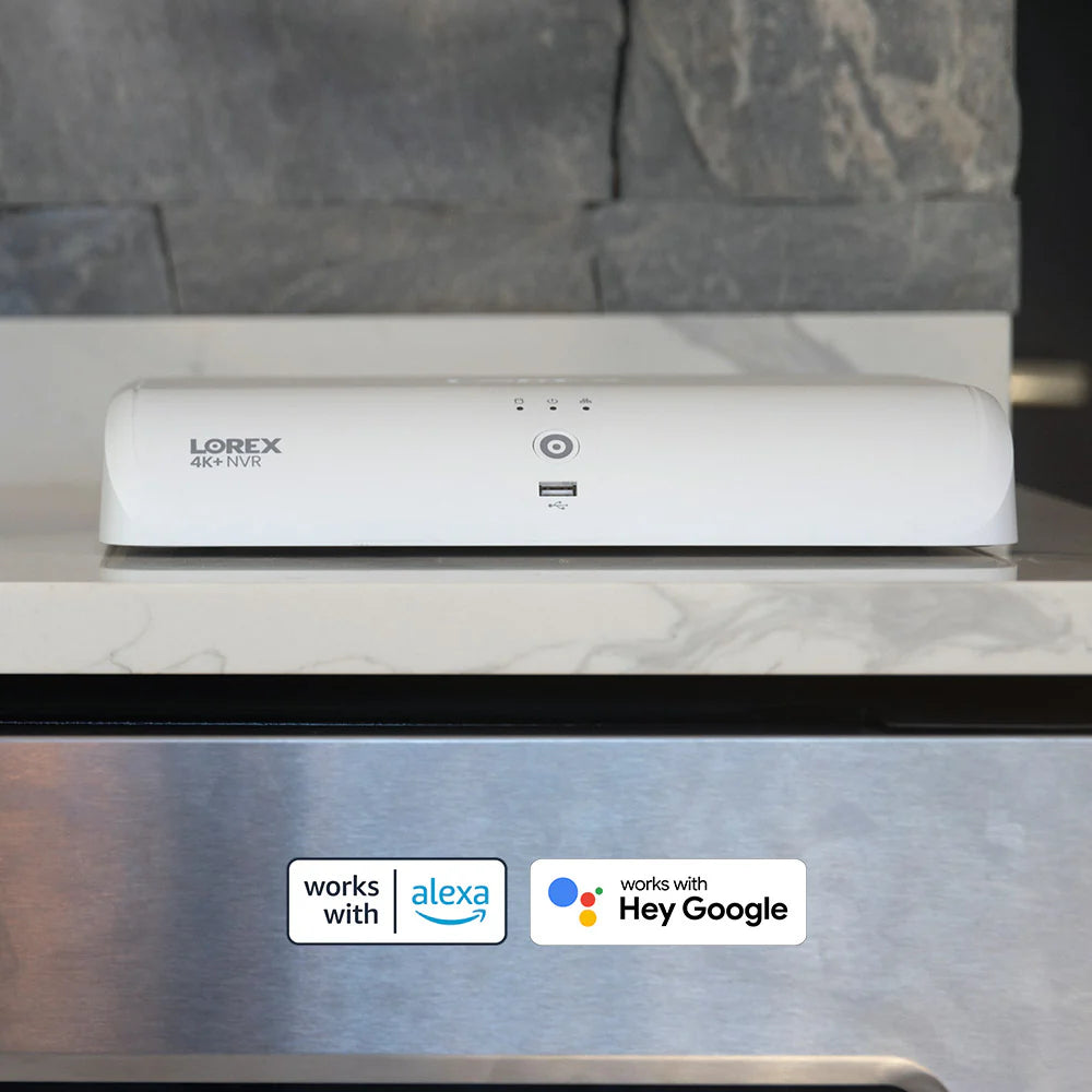 Lorex Fusion 4K+ Ultra HD 12MP 16 Camera Capable (8 Wired + 8 Fusion Wi-Fi ) Network Video Recorder