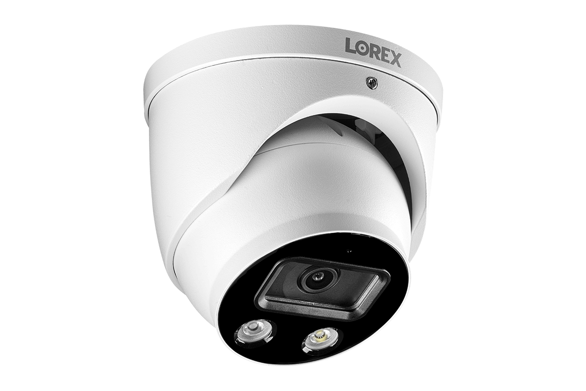 4K Ultra HD 8-Channel Fusion NVR System with 4 Smart Deterrence IP Audio Dome Cameras and Two-Way Talk - Lorex Technology Inc.