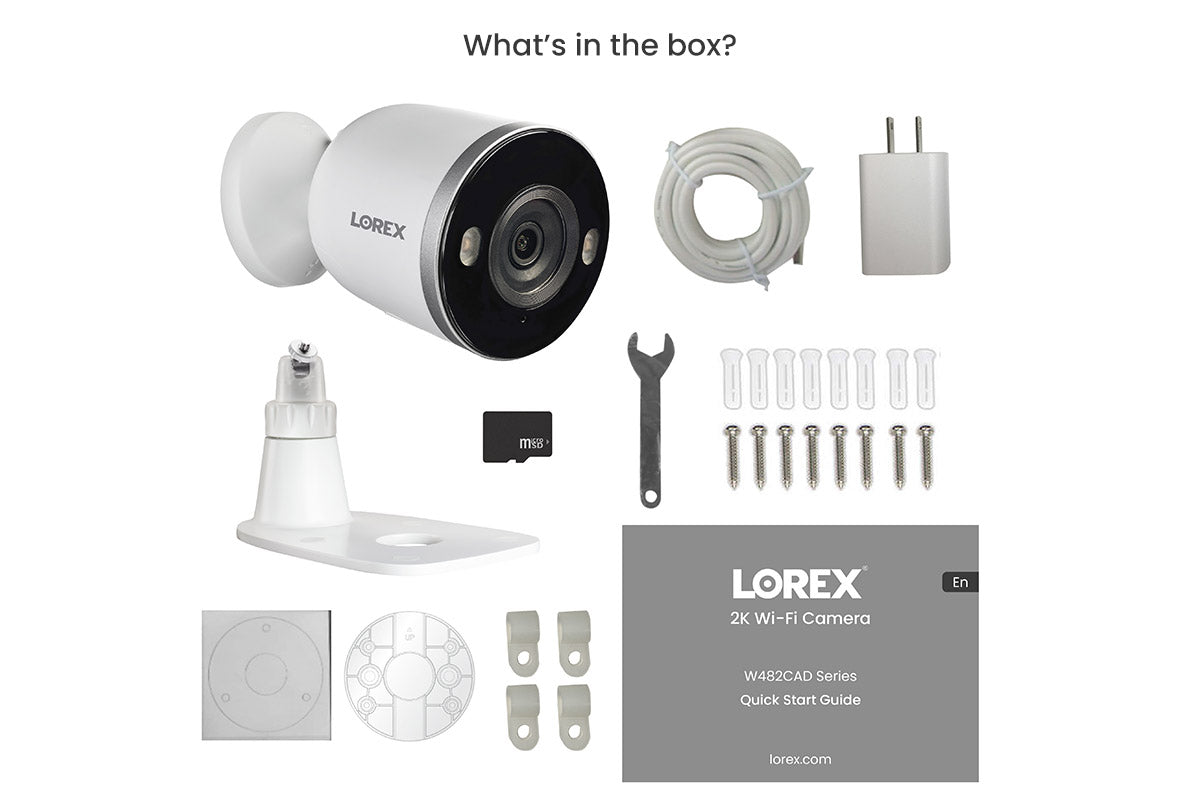 Lorex 2K Spotlight Indoor/Outdoor Wi-Fi Security Camera (2-pack) - Lorex Technology Inc.
