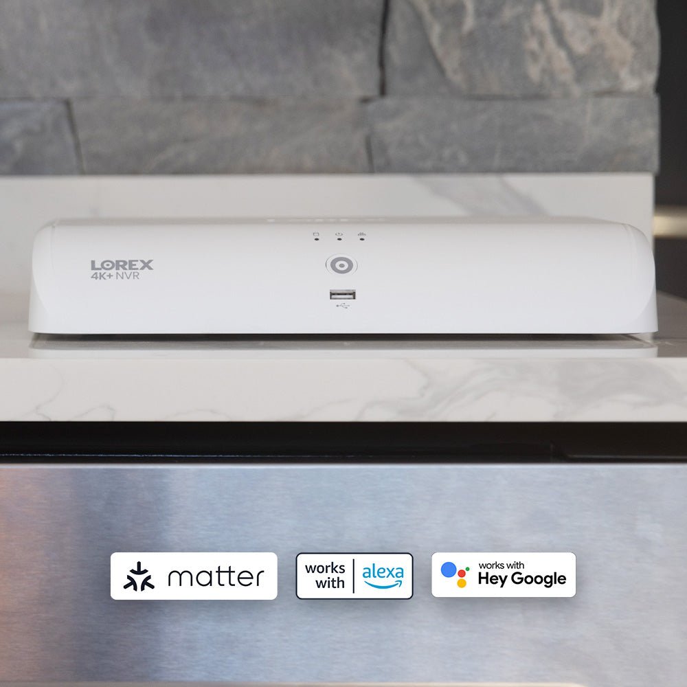 Lorex 4K+ Fusion Wired NVR System with 4 Bullet and 2 Dome IP Cameras Featuring 12MP Ultra HD and Smart Security Lighting - Lorex Technology Inc.