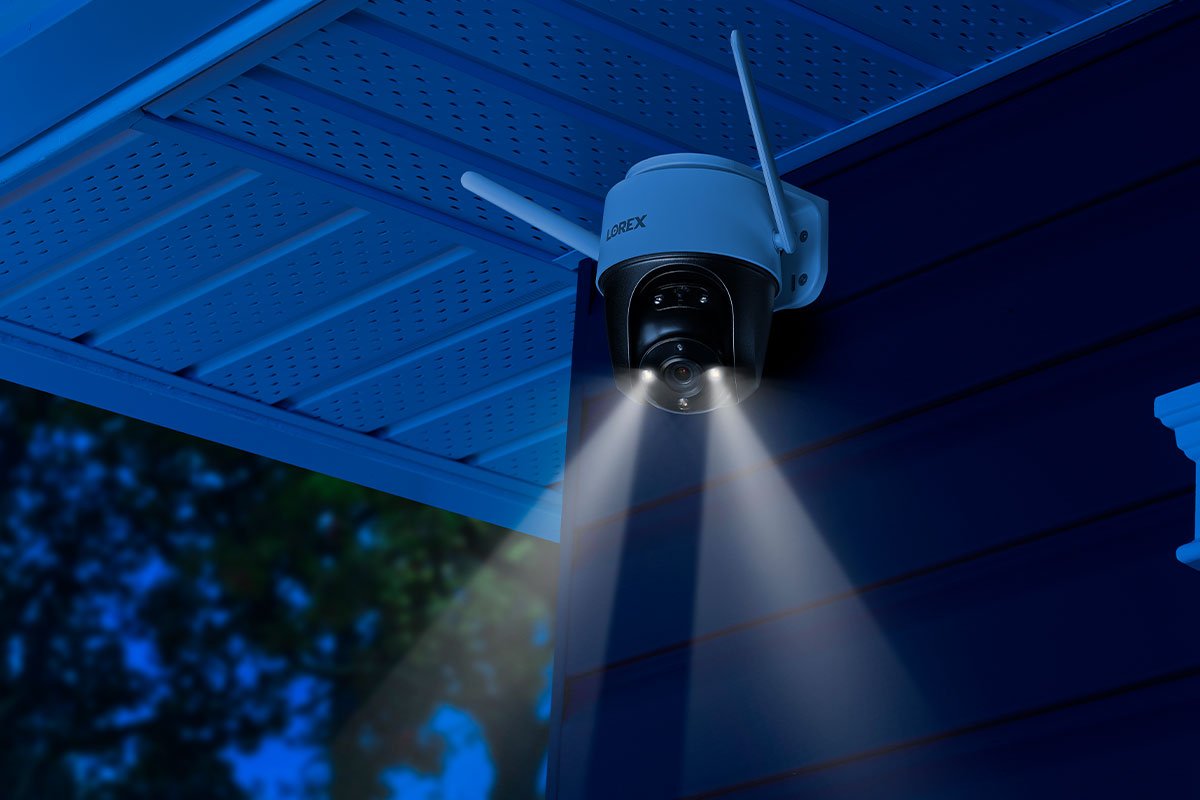 Lorex Fusion 4K 16 Camera Capable (8 Wired and 8 Wi-Fi) 2TB NVR System with Two 2K Pan-Tilt Outdoor Wi-Fi Cameras - Lorex Technology Inc.