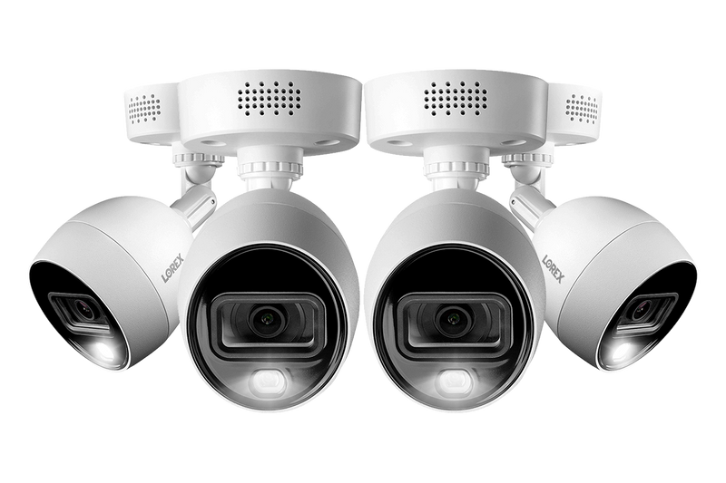 4K Ultra HD Active Deterrence Security Camera (4-pack)