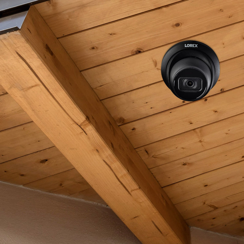 Aurora Series A20 4K IP Wired Dome Security Camera with Listen-In Audio and Smart Motion Detection