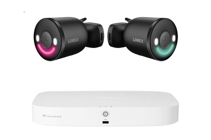 Lorex Fusion 4K 16 Camera Capable (8 Wired and 8 Wi-Fi ) 2TB NVR System with Spotlight Indoor/Outdoor Wi-Fi 6 Security Cameras - Black 2