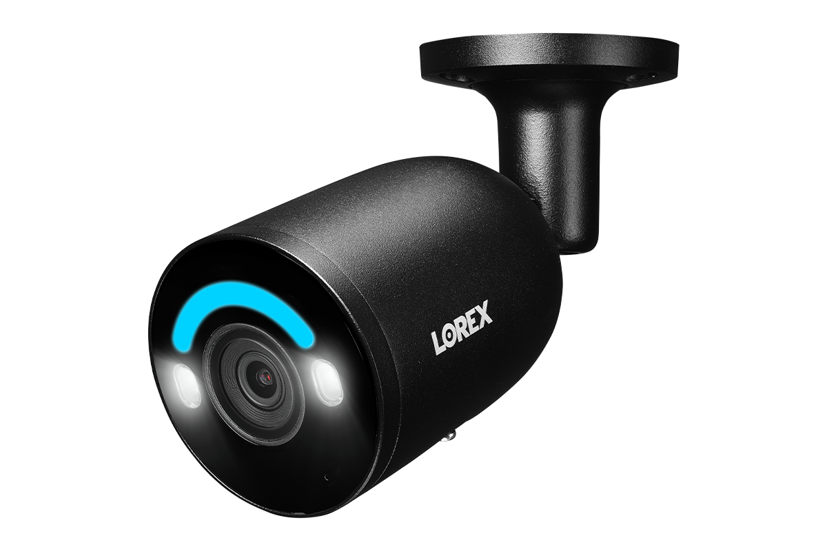 Lorex Fusion 4K 16 Camera Capable (8 Wired and 8 Wi-Fi) 2TB Wired NVR System with Bullet AI PoE Cameras Featuring Smart Security Lighting