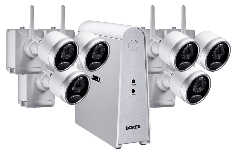 Wire-Free Security Camera System with 6 Cameras