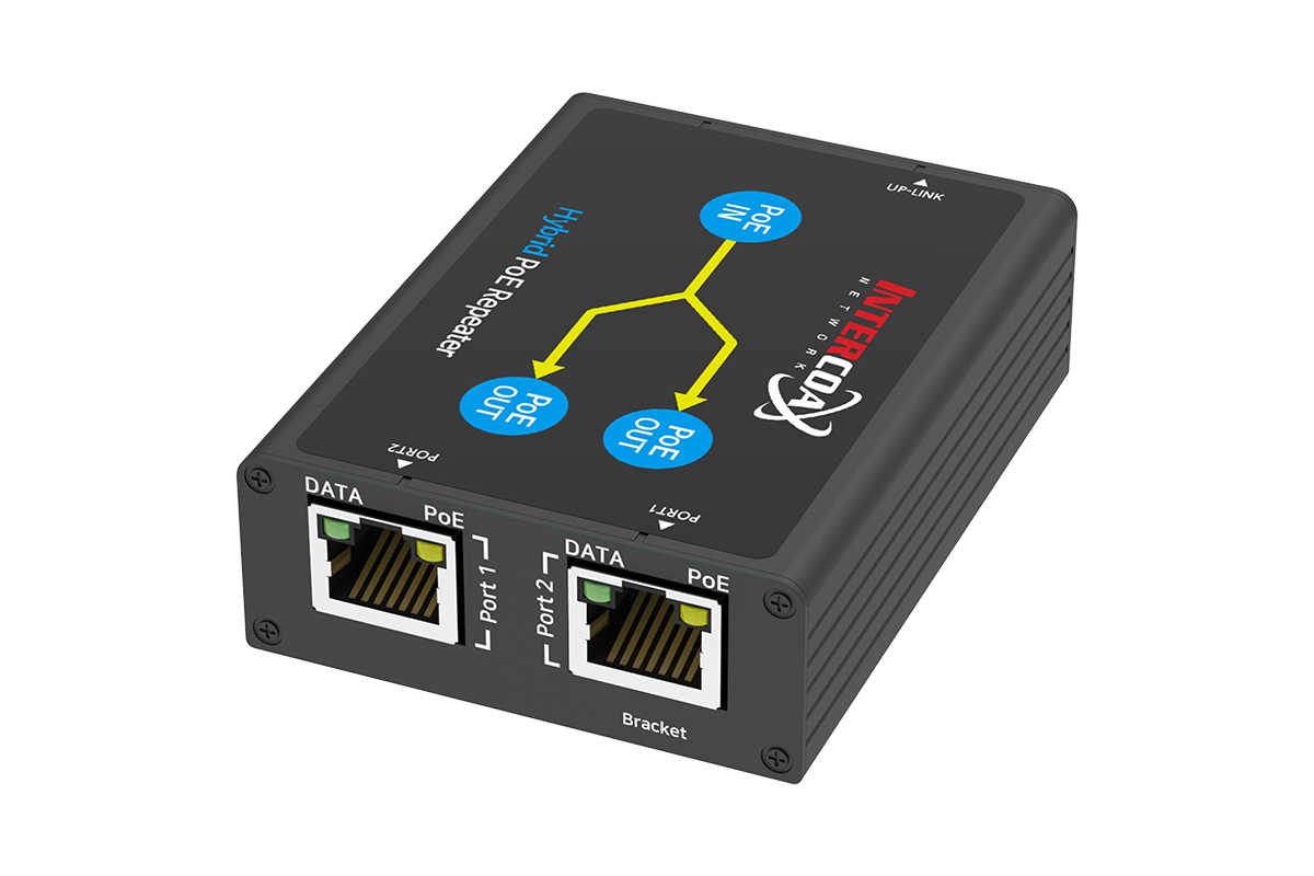 2 Port PoE+ Splitter 25W (300ft) Daisy Chain Compatible