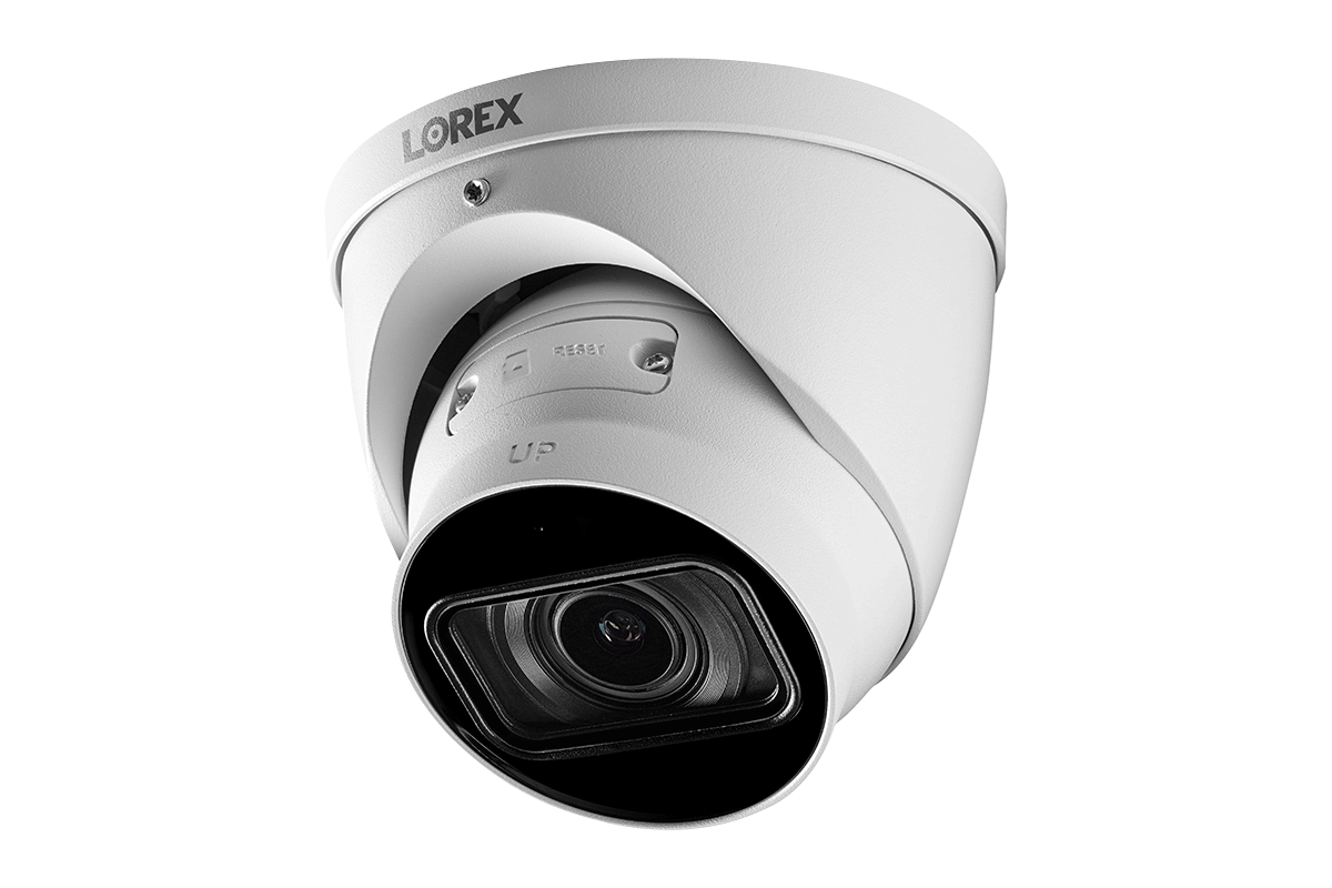 Lorex 4K 32-Channel NVR System with Nocturnal 3 Smart IP Optical Zoom Dome Security Cameras with Real-Time 30FPS Recording and Listen-in Audio
