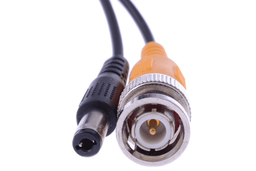 In wall rated security camera cables - 60FT video BNC and power