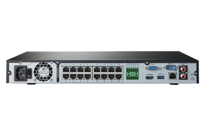 Lorex 4K (32 Camera Capable) 8TB Wired NVR System with Nocturnal 3 Smart IP Bullet Cameras Featuring Listen-In Audio and 30FPS Recording