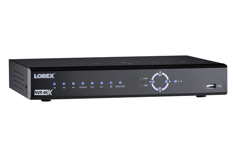 4K Ultra HD NVR with 8 Channels and Deterrence Compatibility