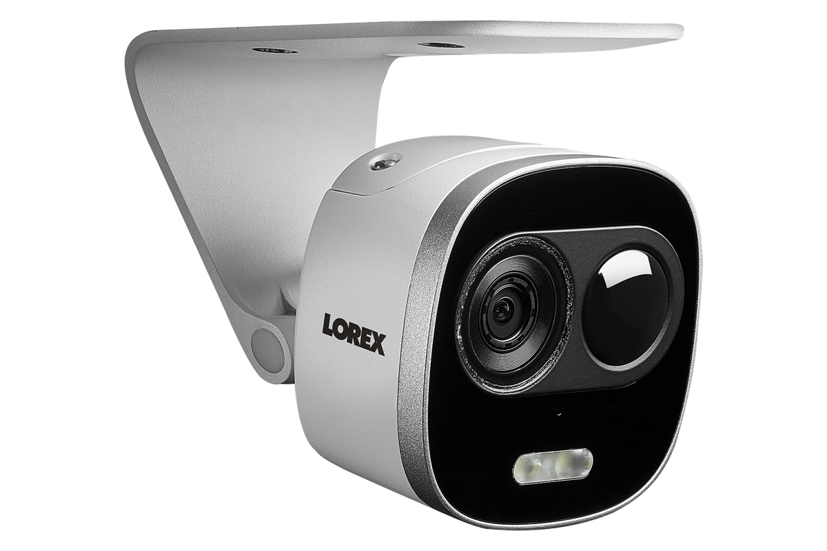 4K Ultra HD IP Camera System with 6 Active Deterrence Security Cameras, 130ft Night Vision