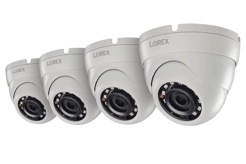 2K (5MP) Super HD IP Dome Camera with Color Night Vision (4-pack)