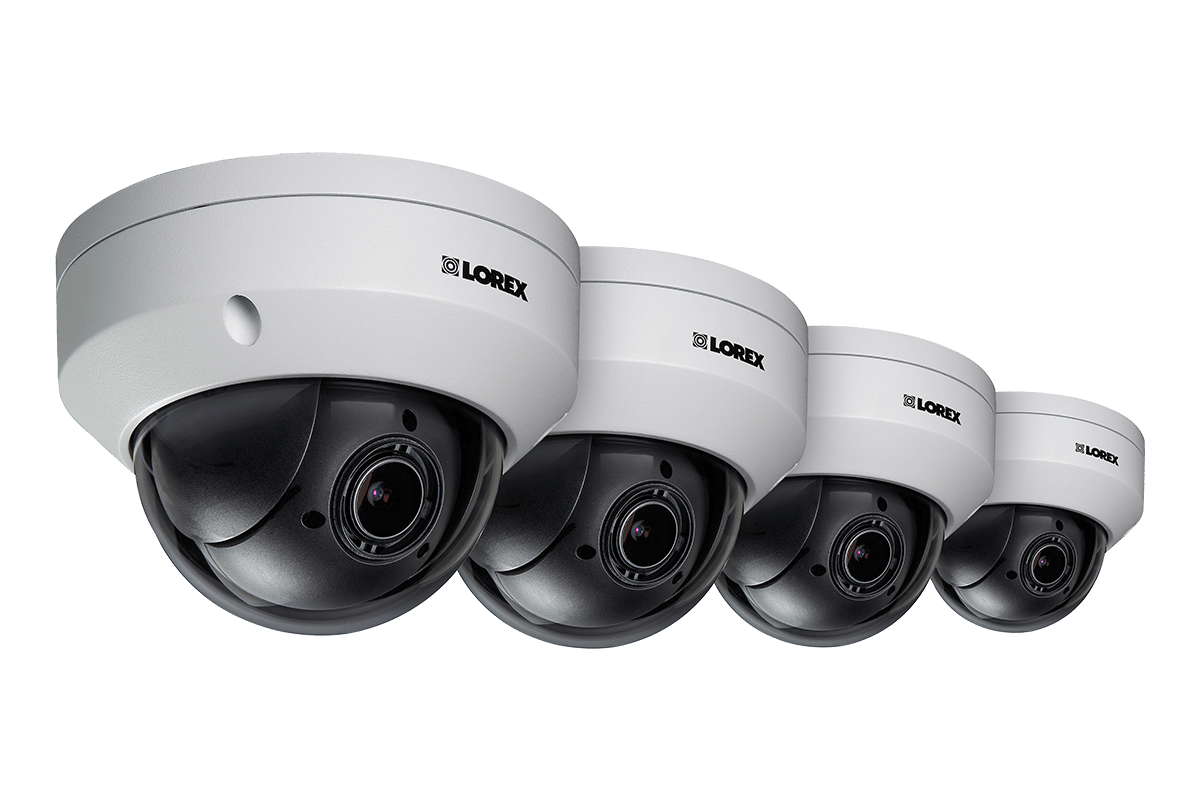 2K HD Outdoor PTZ IP Camera with 12× Optical Zoom, 330ft IR Night Vision, Color Night Vision, Metal Camera