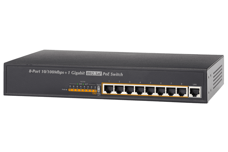 8-Channel PoE Switch