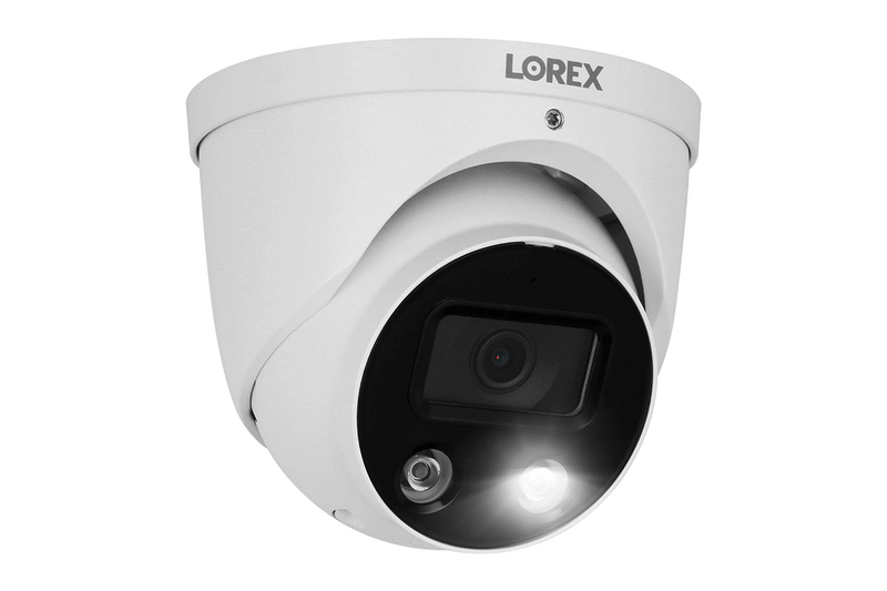 8-channel Fusion NVR System with Smart Deterrence and Mask Detection Security Cameras
