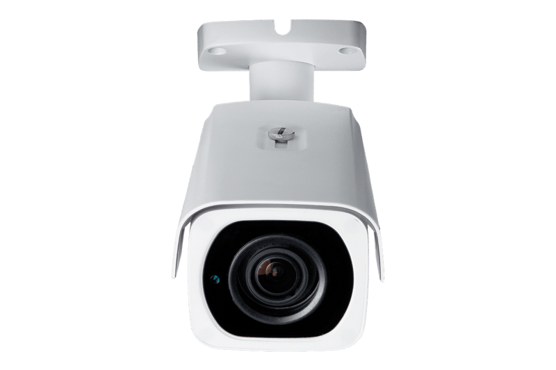 4K IP System with Four Nocturnal 4K (8MP) Varifocal IP Bullet and Four Nocturnal 4K Audio Dome Cameras