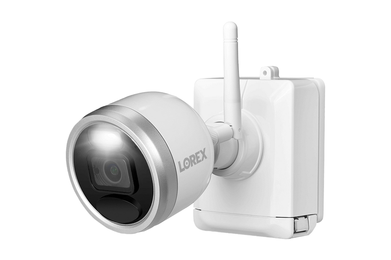 1080p HD Wire-Free Security System with 4 Battery-Operated Active Deterrence Cameras and Person Detection
