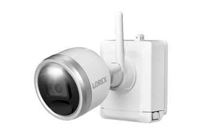 1080p HD Wire-Free Security System with 2 Battery-Operated Active Deterrence Cameras and Person Detection
