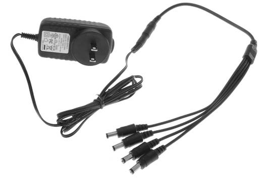 4-in-1 security camera power adapter