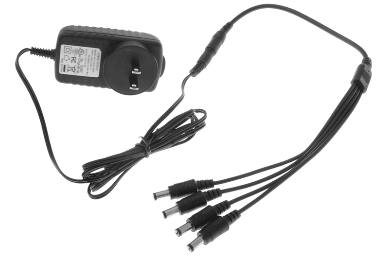 4-in-1 security camera power adapter