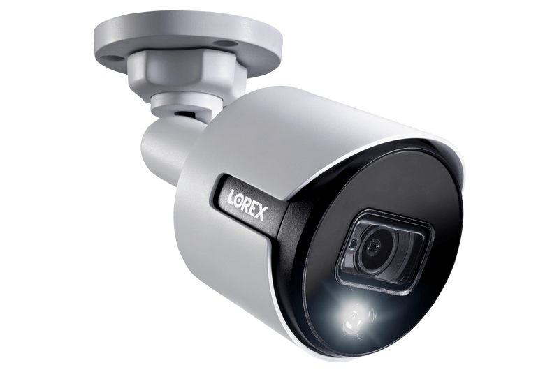4K Ultra HD Active Deterrence Security Camera with Color Night Vision