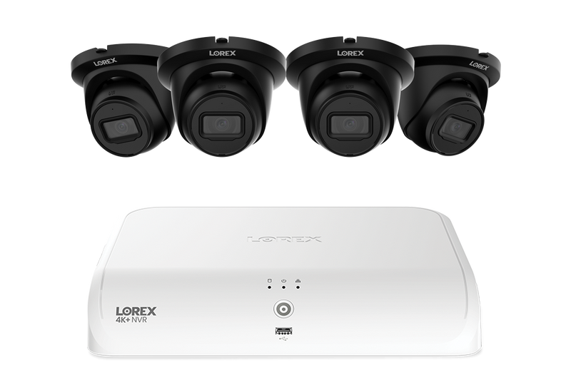 Lorex Fusion Series 4K+ 16 Channel (8 Wired + 8 Fusion Wi-Fi) 2TB Wired System with A4 Wired 2K IP Turret Cameras