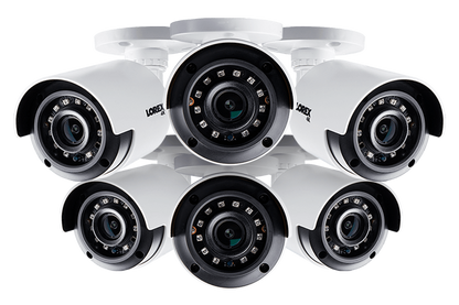 DEAL OF THE DAY! 4K Ultra High Definition Bullet Security Camera with 135ft Color Night Vision (6-pack)